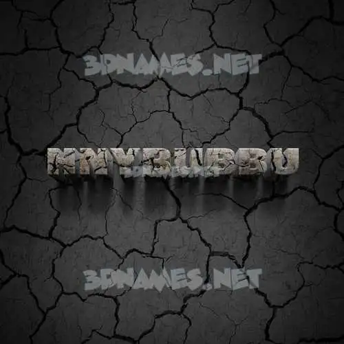 hnybubbu in Cracked Stone style - 3D name wallpaper hnybubbu in Cracked Stone style - 3D name wallpaper