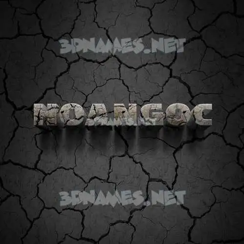 hoangoc in Cracked Stone style - 3D name wallpaper hoangoc in Cracked Stone style - 3D name wallpaper