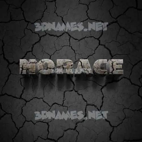 horace in Cracked Stone style - 3D name wallpaper horace in Cracked Stone style - 3D name wallpaper
