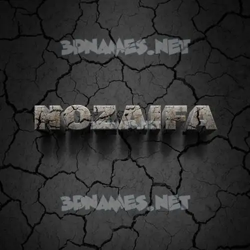 hozaifa in Cracked Stone style - 3D name wallpaper hozaifa in Cracked Stone style - 3D name wallpaper
