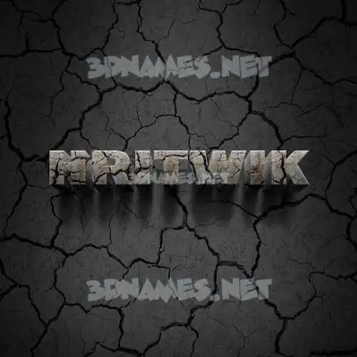 hritwik in Cracked Stone style - 3D name wallpaper hritwik in Cracked Stone style - 3D name wallpaper