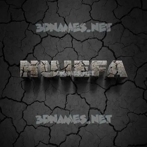 hujefa in Cracked Stone style - 3D name wallpaper hujefa in Cracked Stone style - 3D name wallpaper