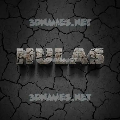 hulas in Cracked Stone style - 3D name wallpaper hulas in Cracked Stone style - 3D name wallpaper
