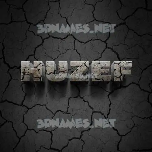 huzef in Cracked Stone style - 3D name wallpaper huzef in Cracked Stone style - 3D name wallpaper