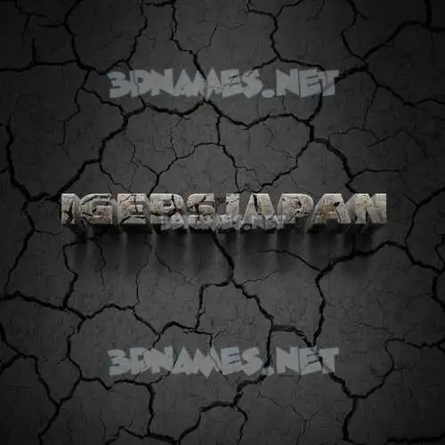 igersjapan in Cracked Stone style - 3D name wallpaper igersjapan in Cracked Stone style - 3D name wallpaper