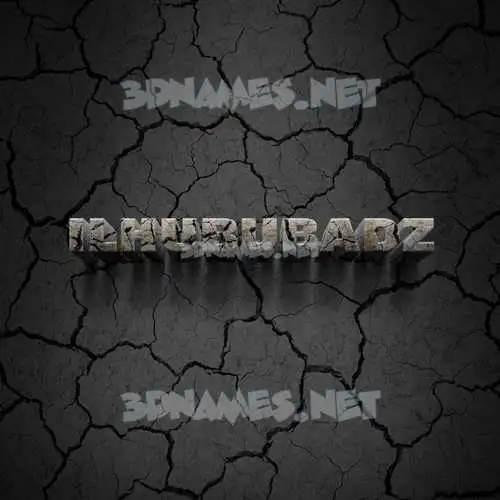 ilhububadz in Cracked Stone style - 3D name wallpaper ilhububadz in Cracked Stone style - 3D name wallpaper