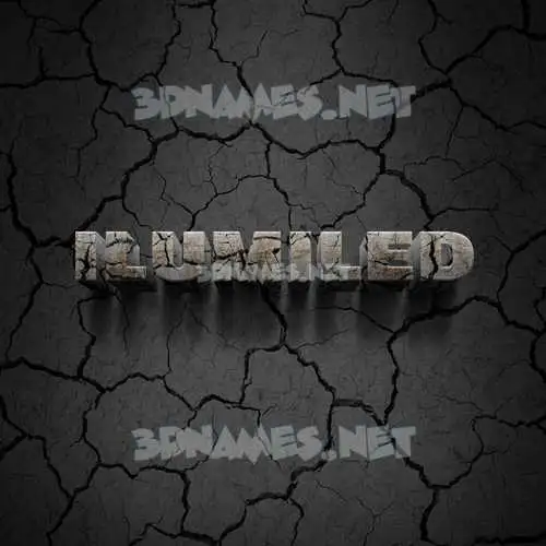 ilumiled in Cracked Stone style - 3D name wallpaper ilumiled in Cracked Stone style - 3D name wallpaper