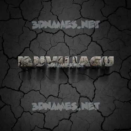 iluvujagu in Cracked Stone style - 3D name wallpaper iluvujagu in Cracked Stone style - 3D name wallpaper
