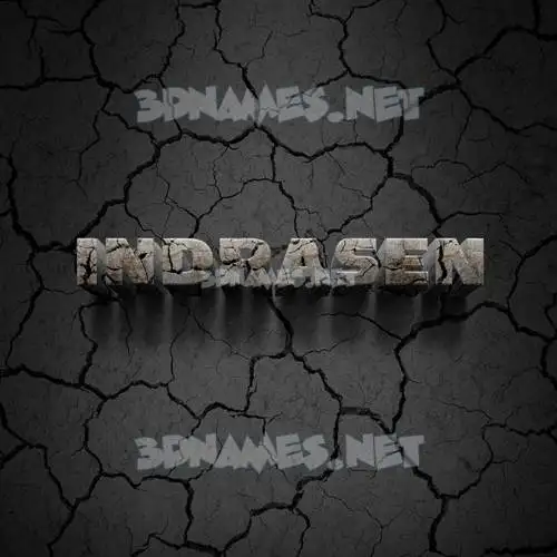 indrasen in Cracked Stone style - 3D name wallpaper indrasen in Cracked Stone style - 3D name wallpaper