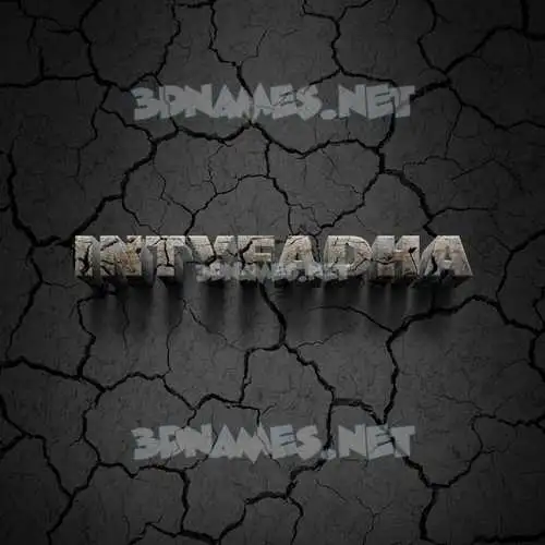 intyfadha in Cracked Stone style - 3D name wallpaper intyfadha in Cracked Stone style - 3D name wallpaper