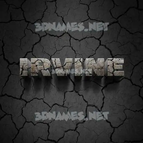 irvine in Cracked Stone style - 3D name wallpaper irvine in Cracked Stone style - 3D name wallpaper
