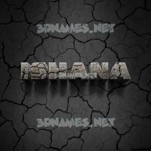 ishana in Cracked Stone style - 3D name wallpaper ishana in Cracked Stone style - 3D name wallpaper
