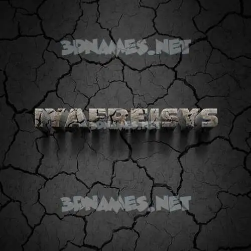 iyafreisys in Cracked Stone style - 3D name wallpaper iyafreisys in Cracked Stone style - 3D name wallpaper
