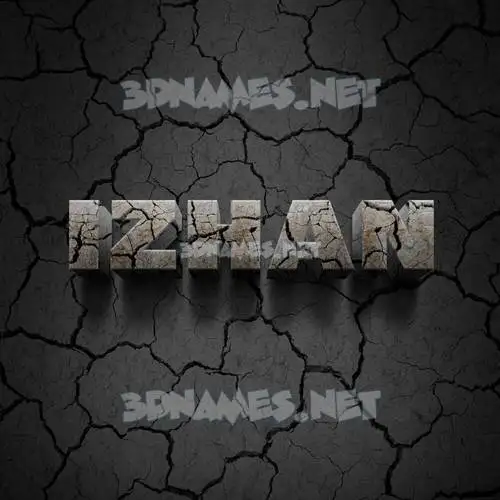 izhan in Cracked Stone style - 3D name wallpaper izhan in Cracked Stone style - 3D name wallpaper