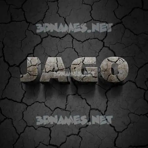 jago in Cracked Stone style - 3D name wallpaper jago in Cracked Stone style - 3D name wallpaper
