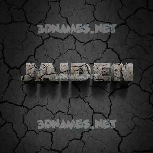 jaiden in Cracked Stone style - 3D name wallpaper jaiden in Cracked Stone style - 3D name wallpaper