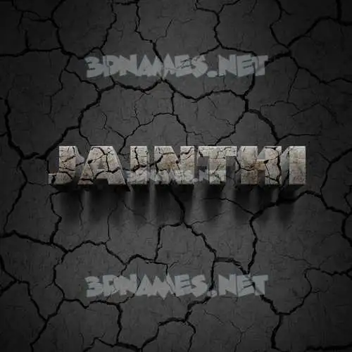 jainthi in Cracked Stone style - 3D name wallpaper