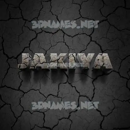 jakiya in Cracked Stone style - 3D name wallpaper jakiya in Cracked Stone style - 3D name wallpaper