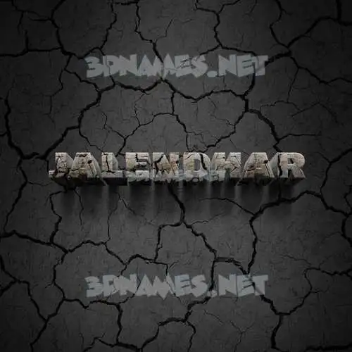 jalendhar in Cracked Stone style - 3D name wallpaper