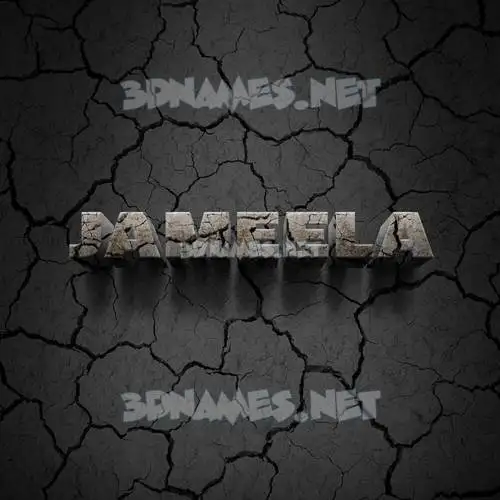 jameela in Cracked Stone style - 3D name wallpaper