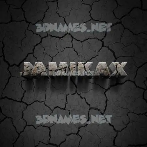 jamikax in Cracked Stone style - 3D name wallpaper jamikax in Cracked Stone style - 3D name wallpaper