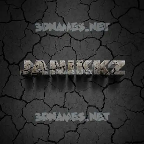 janikkz in Cracked Stone style - 3D name wallpaper janikkz in Cracked Stone style - 3D name wallpaper