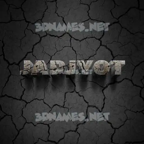 japjyot in Cracked Stone style - 3D name wallpaper