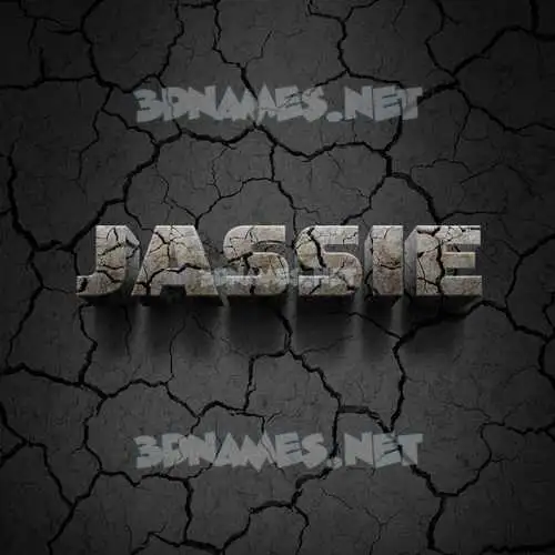 jassie in Cracked Stone style - 3D name wallpaper jassie in Cracked Stone style - 3D name wallpaper