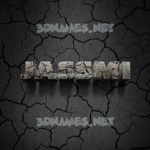 jassmi in Cracked Stone style - 3D name wallpaper jassmi in Cracked Stone style - 3D name wallpaper