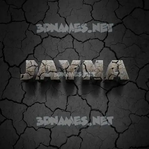 jayna in Cracked Stone style - 3D name wallpaper jayna in Cracked Stone style - 3D name wallpaper