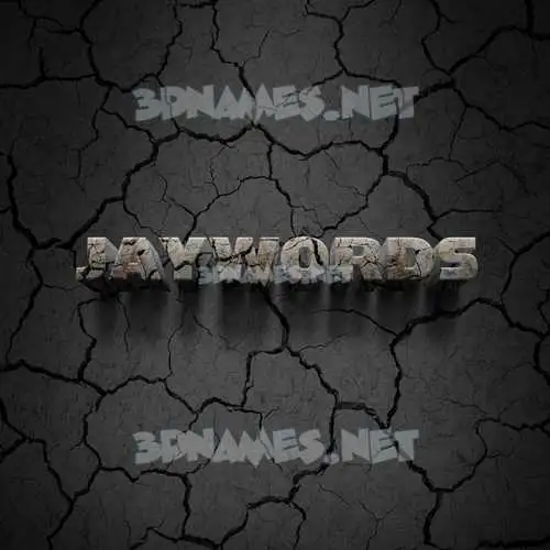 jaywords in Cracked Stone style - 3D name wallpaper jaywords in Cracked Stone style - 3D name wallpaper