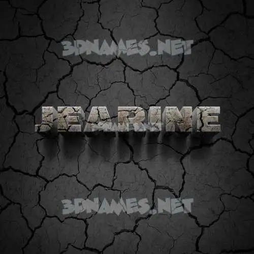 jearine in Cracked Stone style - 3D name wallpaper jearine in Cracked Stone style - 3D name wallpaper
