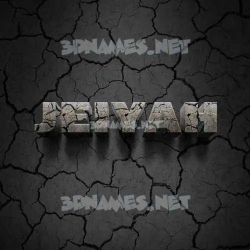 jeiyah in Cracked Stone style - 3D name wallpaper jeiyah in Cracked Stone style - 3D name wallpaper