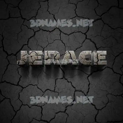 jerace in Cracked Stone style - 3D name wallpaper jerace in Cracked Stone style - 3D name wallpaper