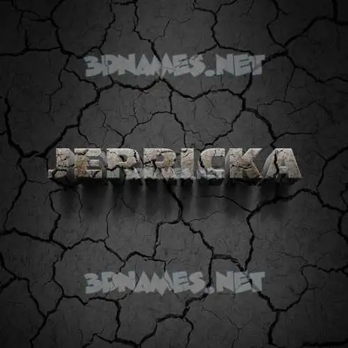 jerricka in Cracked Stone style - 3D name wallpaper jerricka in Cracked Stone style - 3D name wallpaper