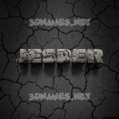 jesper in Cracked Stone style - 3D name wallpaper jesper in Cracked Stone style - 3D name wallpaper