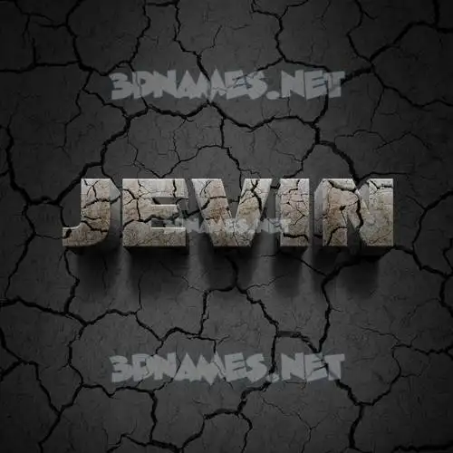 jevin in Cracked Stone style - 3D name wallpaper jevin in Cracked Stone style - 3D name wallpaper