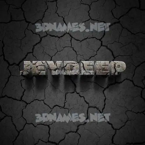 jeydeep in Cracked Stone style - 3D name wallpaper jeydeep in Cracked Stone style - 3D name wallpaper