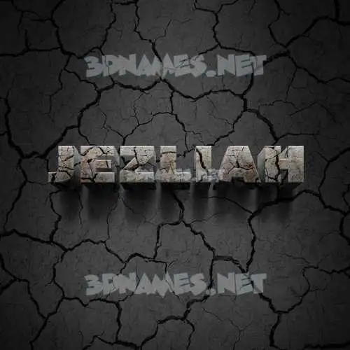 jezliah in Cracked Stone style - 3D name wallpaper jezliah in Cracked Stone style - 3D name wallpaper