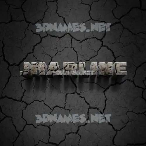 jharline in Cracked Stone style - 3D name wallpaper jharline in Cracked Stone style - 3D name wallpaper