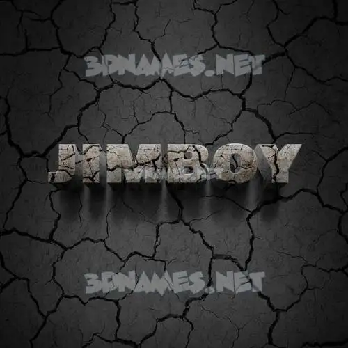 jimboy in Cracked Stone style - 3D name wallpaper jimboy in Cracked Stone style - 3D name wallpaper