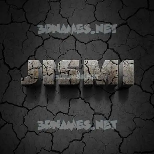 jismi in Cracked Stone style - 3D name wallpaper jismi in Cracked Stone style - 3D name wallpaper