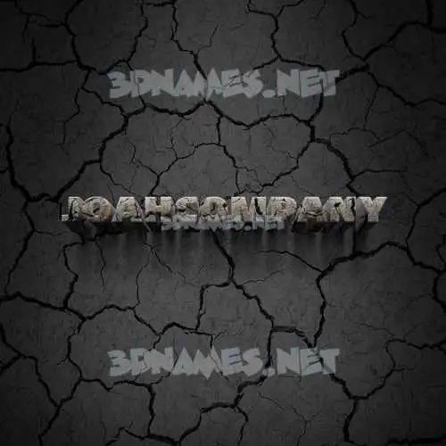 joahcompany in Cracked Stone style - 3D name wallpaper