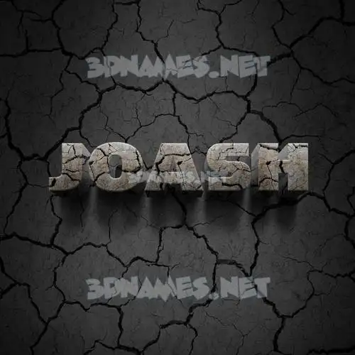 joash in Cracked Stone style - 3D name wallpaper joash in Cracked Stone style - 3D name wallpaper