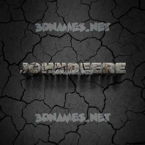 johndeere in Cracked Stone style - 3D name wallpaper johndeere in Cracked Stone style - 3D name wallpaper