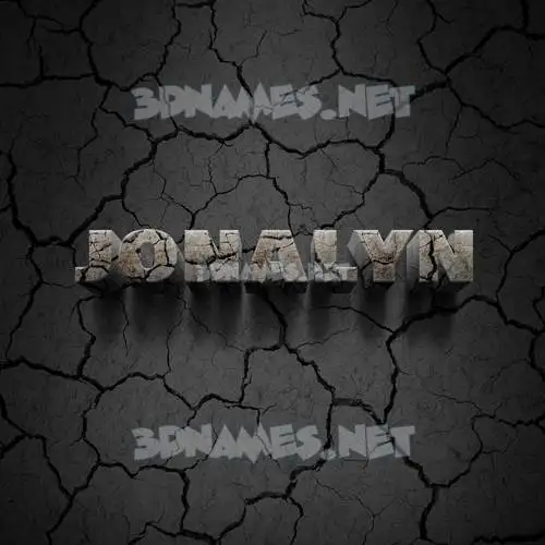 jonalyn in Cracked Stone style - 3D name wallpaper jonalyn in Cracked Stone style - 3D name wallpaper