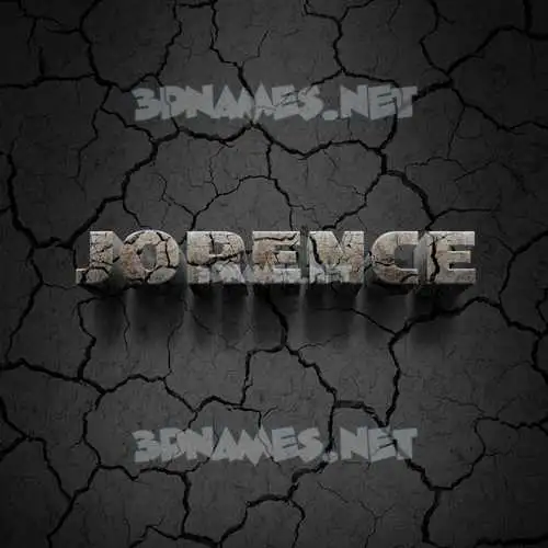 jorence in Cracked Stone style - 3D name wallpaper jorence in Cracked Stone style - 3D name wallpaper