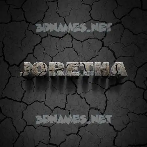 joretha in Cracked Stone style - 3D name wallpaper joretha in Cracked Stone style - 3D name wallpaper