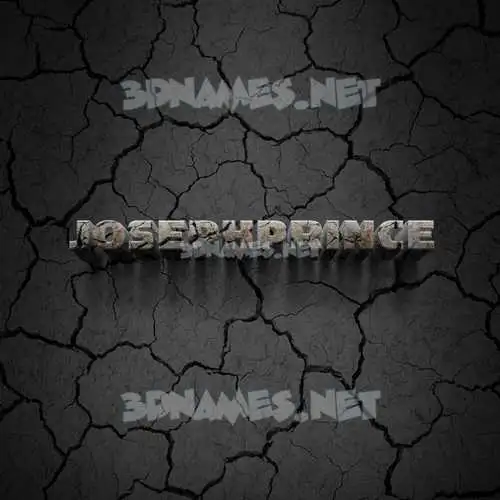 josephprince in Cracked Stone style - 3D name wallpaper josephprince in Cracked Stone style - 3D name wallpaper