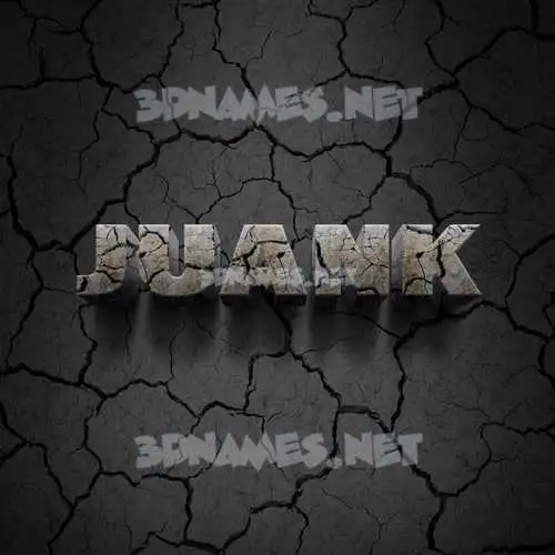 juank in Cracked Stone style - 3D name wallpaper juank in Cracked Stone style - 3D name wallpaper
